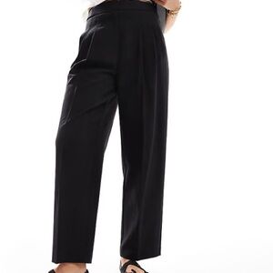 Anne Klein High waist Vintage Black Trousers for Formal Wear Size 12 Made in USA